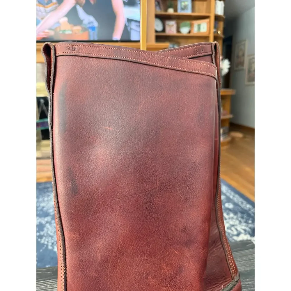 Gokey Botte Sauvage Original Mahoney Thick Genuine Leather Hunting Boot Sz. 9